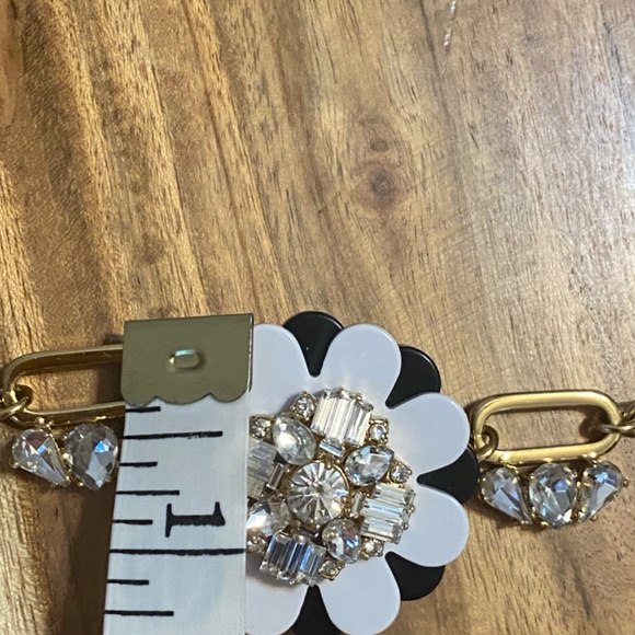 Kate Spade, flower style, gold & crystal necklace - Picture 11 of 16